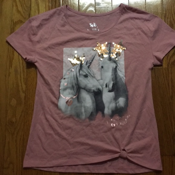 reversible sequin shirt unicorn